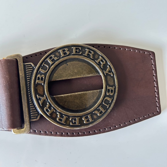Burberry Logo Belt. Brown color, Size S (28"). Authentic. New. - Picture 13 of 16
